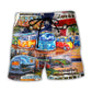 Camping America Independence Day Beach Shorts For Outdoor Activities And Vacation Travel