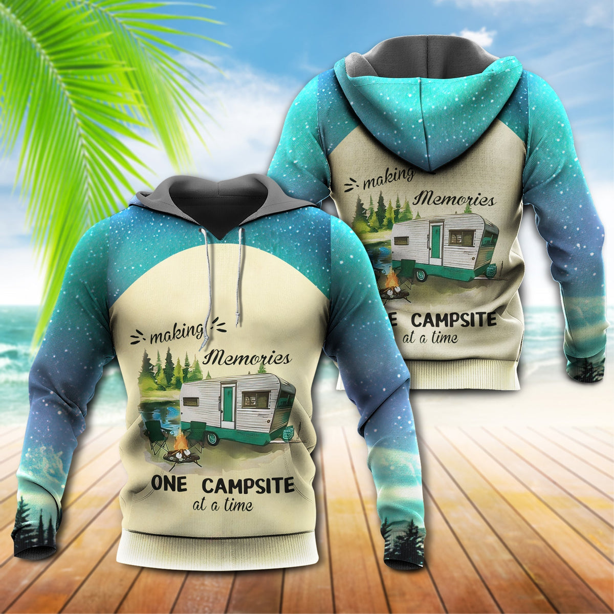 Camping Make Memories Outdoors Hoodie For Active Interests Outdoor Trips And Everyday Style