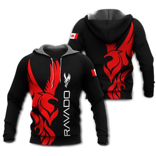 Canada Eagle Wildlife Hoodie For Casual Streetwear Travel And Everyday Comfort