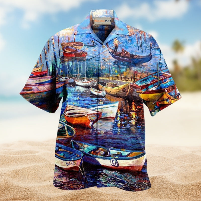Canoe Life Is A Journey Enjoy The Ride Hawaiian Shirt For Summer Vacation Beach Travel And Relaxed Casual Wear