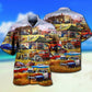 Classic Car Bless Hawaiian Shirt For Poolside Relaxation And Sunny Getaways