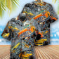 Classic Car Hawaiian Shirt With All Over Print For Resort Travel Summer Outings And Casual Gatherings