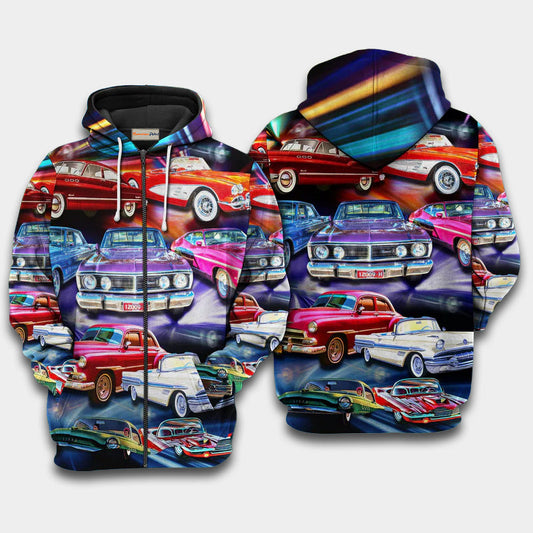 Car Color Mix Hoodie For Automotive Enthusiasts Road Trips And Casual Everyday Wear