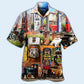 Classic Car Hawaiian Shirt With All Over Print For Coastal Vacations Warm Weather Events And Daily Style