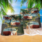 Car Finding A Trip Hawaiian Print Beach Shorts For Racing Fans And Beach Days