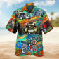 Halloween Schnauzer Dog Hawaiian Shirt Button Front Artwork For Beach Days