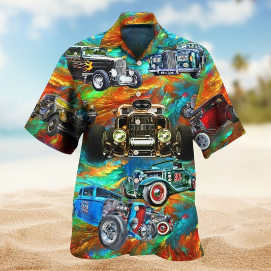 Halloween Schnauzer Dog Hawaiian Shirt Button Front Artwork For Beach Days