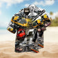 Classic Performance Car Hawaiian Shirt For Tropical Holidays, Outdoor Gatherings, And Everyday Comfort