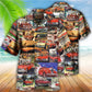 Classic Car Hawaiian Shirt With All Over Print For Tropical Holiday Resort Parties And Everyday Style
