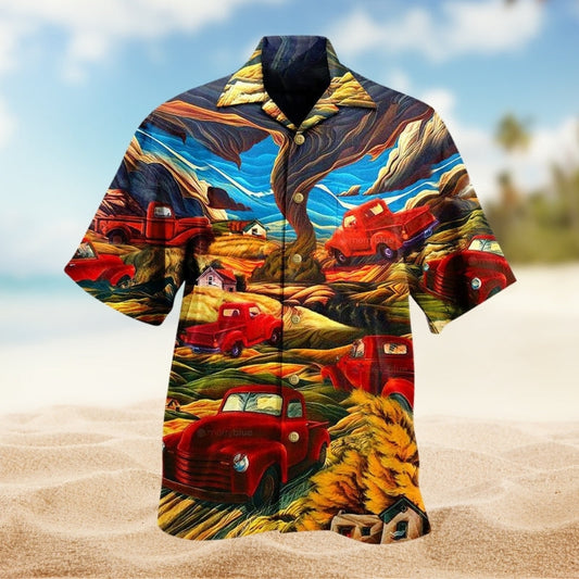 Galaxy Christmas Santa Hawaiian Shirt All Over Print Detail For Summer Travel