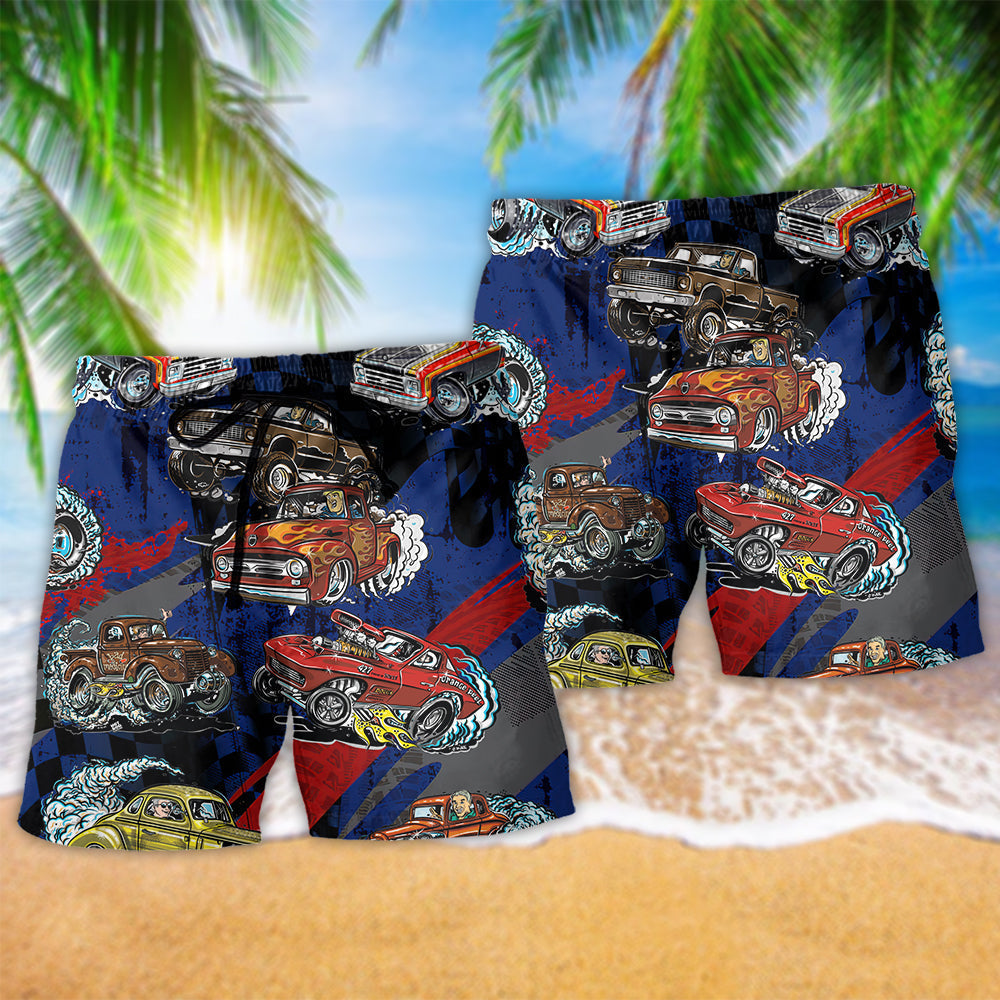 Off Road Racing Is My Life Beach Shorts Graphic Detail For Resort Trips And Casual Outings