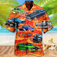 Car Fire Hawaiian Shirt Design Detail For Sunny Adventures And Casual Wear