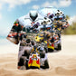 Car Racing Hawaiian Shirt For Racing Fans, Summer Outings, And Relaxed Vacation Wear