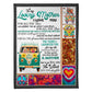 Car You Will Always Be My Loving Mother Flannel Blanket For Cozy Bedroom Sofa Decor