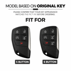 Car Key Fob Cover for Buick Envision, GMC Yukon XL & Denali, Chevrolet Suburban & Tahoe