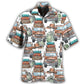 Travel Car Luggage Adventure Hawaiian Shirt For Resort Trips, Coastal Parties, And Warm Weather Style