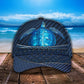 Sea Turtle Carbon Pattern Classic Cap For Comfortable Casual Wear Holidays And Outdoor Trips