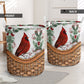 Cardinal Rattan Texture Laundry Basket For Nursery Dorm And Home Storage
