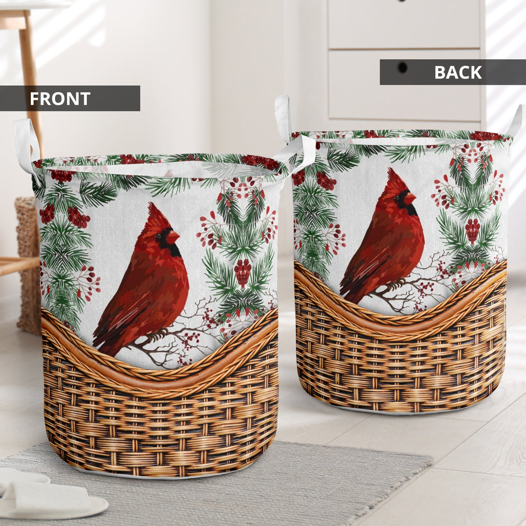 Cardinal Rattan Texture Laundry Basket For Nursery Dorm And Home Storage