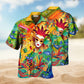 Dark Skull Hawaiian Shirt Summer Design Detail For Vacation Style