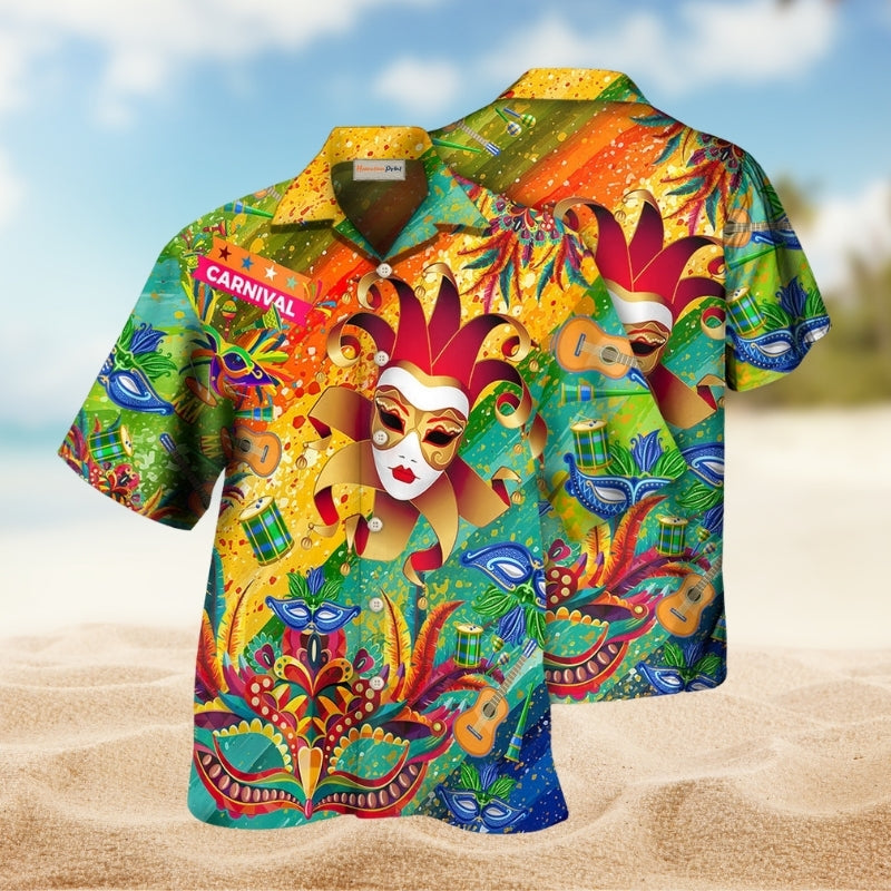 Dark Skull Hawaiian Shirt Summer Design Detail For Vacation Style