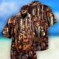 Carpenter Hawaiian Shirt With Detailed Graphic For Coastal Vacations Warm Weather Events And Daily Style