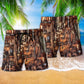 Carpenter Tools Retro Workshop Beach Shorts Design Detail For Weekend Getaways And Beach Days
