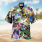 Cat Amazing Stained Glass Hawaiian Shirt For Tropical Travel Outdoor Parties And Relaxed Casual Wear
