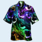 Neon Cat Awesome Flash Hawaiian Shirt Design View For Casual Summer Styling