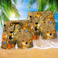 Baby Cat Loves Music Funny Beach Shorts Print View For Coastal Escapes And Casual Outings