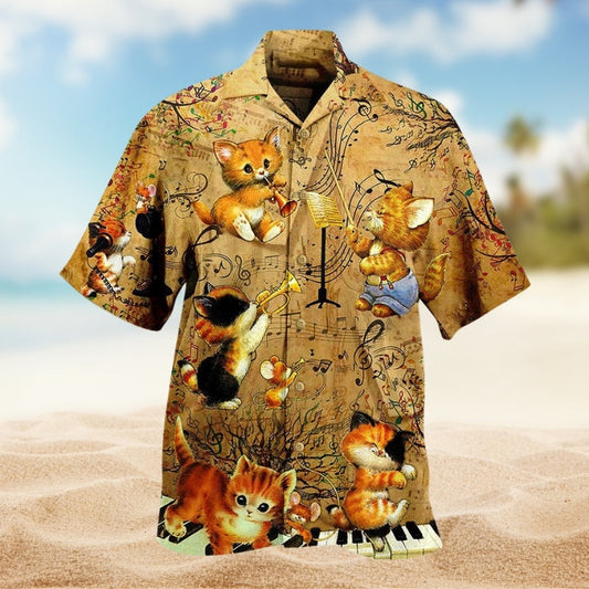 Christmas Snowman Hawaiian Shirt Front Pattern View For Casual Outings