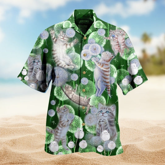 Cat Dream Hawaiian Shirt For Island Vacations, Weekend Events, And Relaxed Everyday Outfits