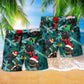 Black Cat Jolly Holiday Beach Shorts Pattern Detail For Relaxed Weekends And Casual Outdoor Comfort