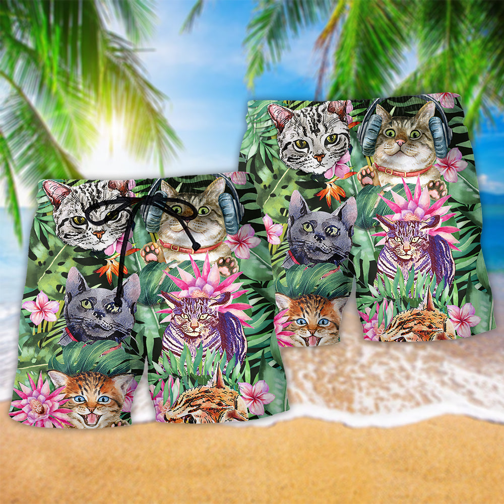 Cat Is My Cute Beach Shorts For Poolside Relaxation And Summer Adventures