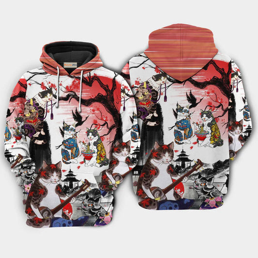 Japanese Cat Hoodie For Heritage Inspired Adventures Everyday Wear And Gift Ideas