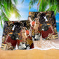 Cat Music Beach Shorts Pattern Detail For Leisure Travel And Thoughtful Gift Giving