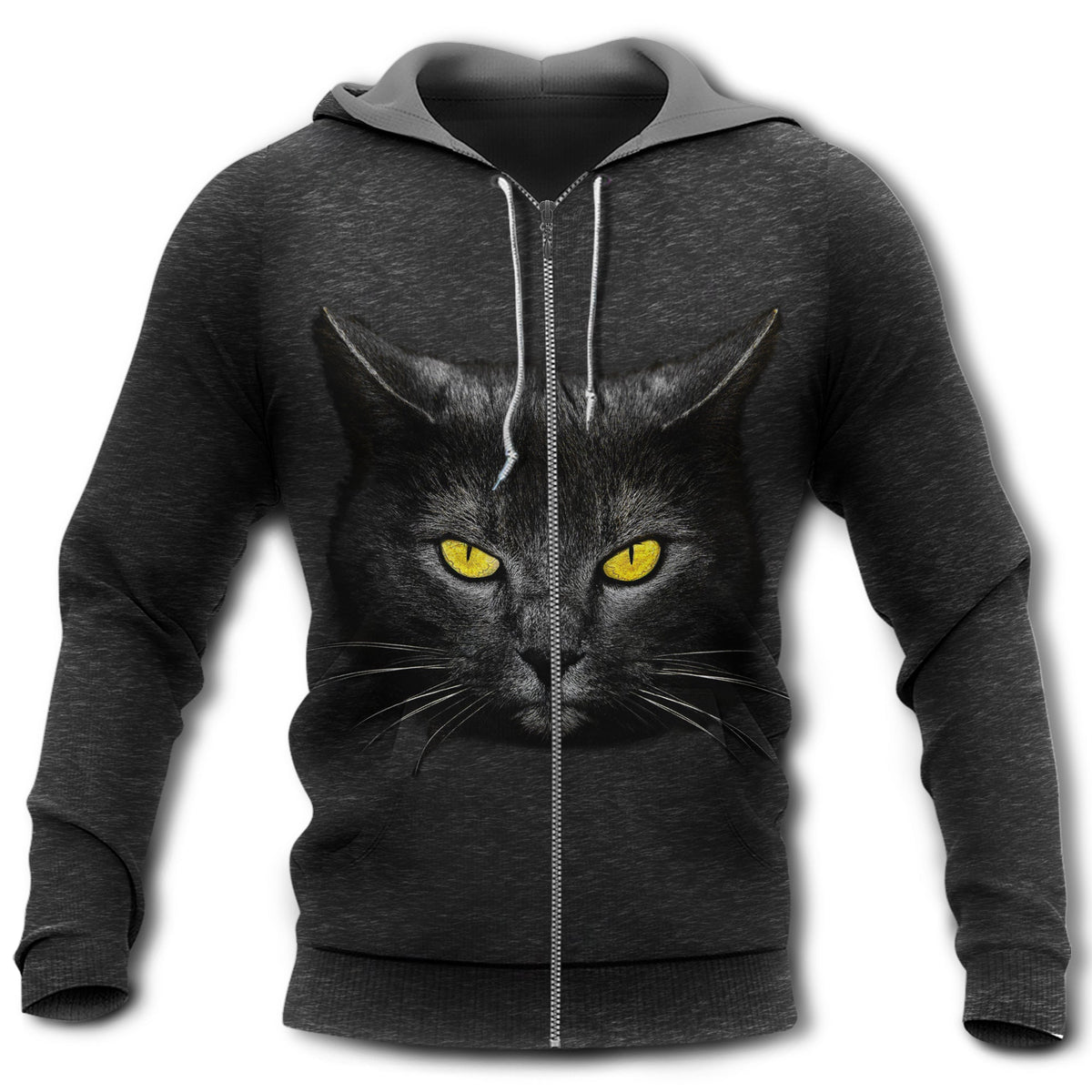 Cat Loves Darkness Night Hoodie For Pet Enthusiasts Weekend Outings And Relaxed Daily Style