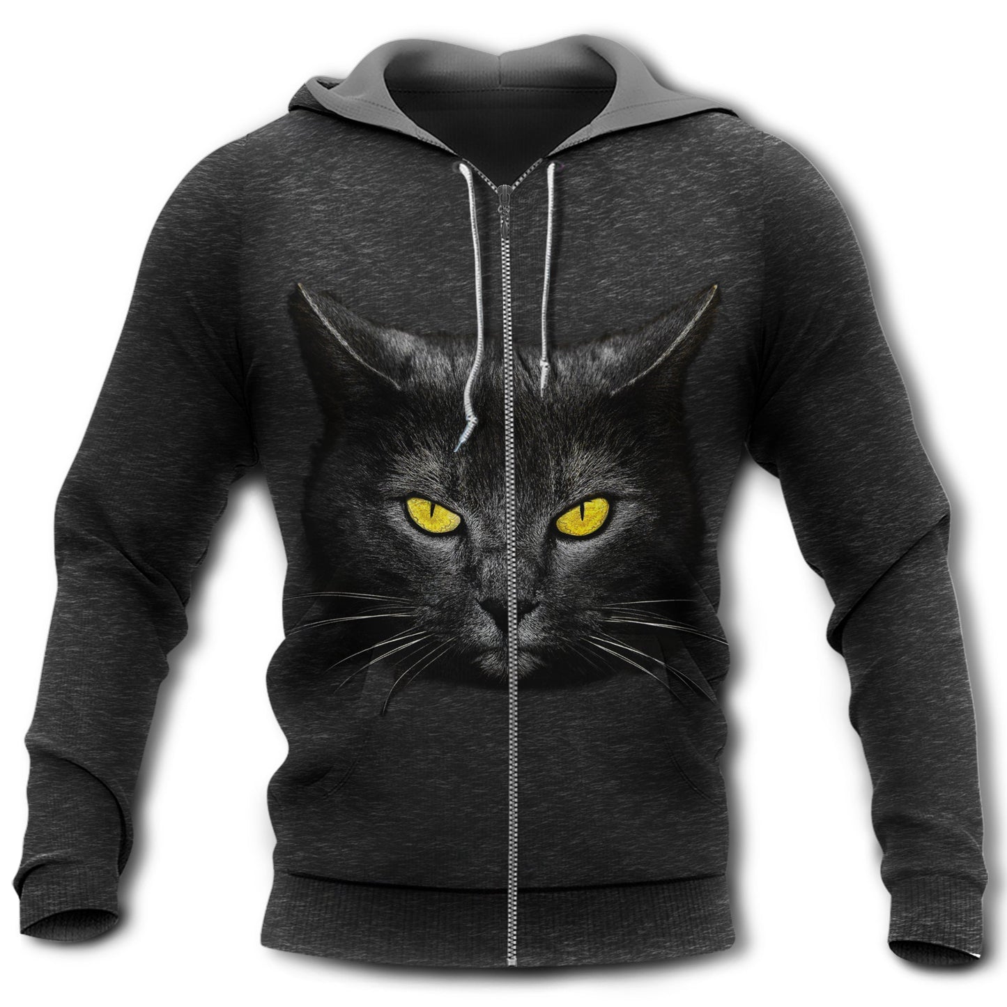 Cat Loves Darkness Night Hoodie For Pet Enthusiasts Weekend Outings And Relaxed Daily Style