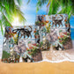 Cat Loves Home And Hot Summer Comfort Beach Shorts For Warm Weather Travel And Everyday Comfort
