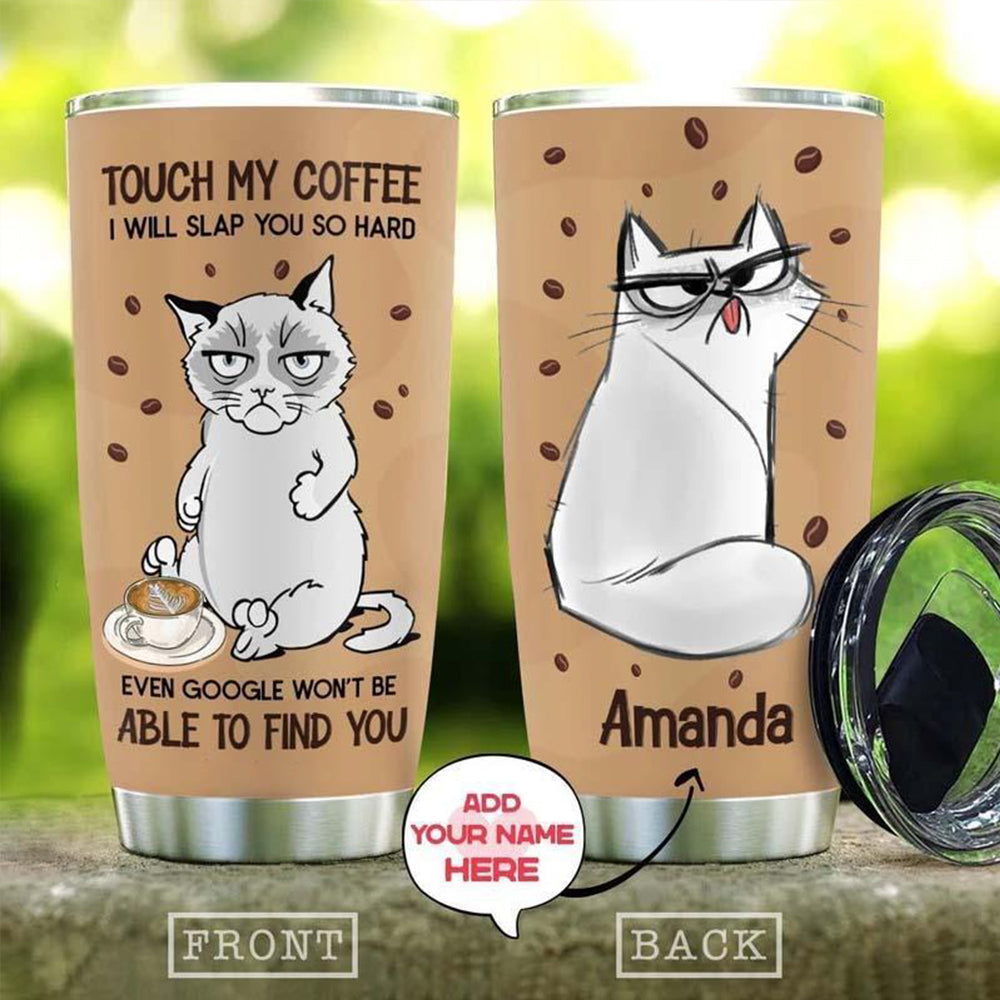Cat Need Coffee Personalized 20 Oz Tumbler For Coffee Travel And Daily Drinks