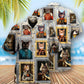 Cat Noble Aristocrat Hawaiian Shirt Pattern View For Lightweight Everyday Style