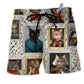 Cat Noble Aristocrat Be Good Hawaiian Print Beach Shorts For Wildlife Inspired Summer Style