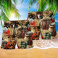 Cat Pirates So Cool Hawaiian Print Beach Shorts For Pet Lover Outdoor Comfort
