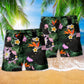 Cat Powered By Cat Hawaii Love Hawaiian Print Beach Shorts For Tropical Coastal Getaways