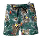 Cat Powered By Cat Sand Hawaii Tropical Hawaiian Beach Shorts For Tropical Coastal Getaways