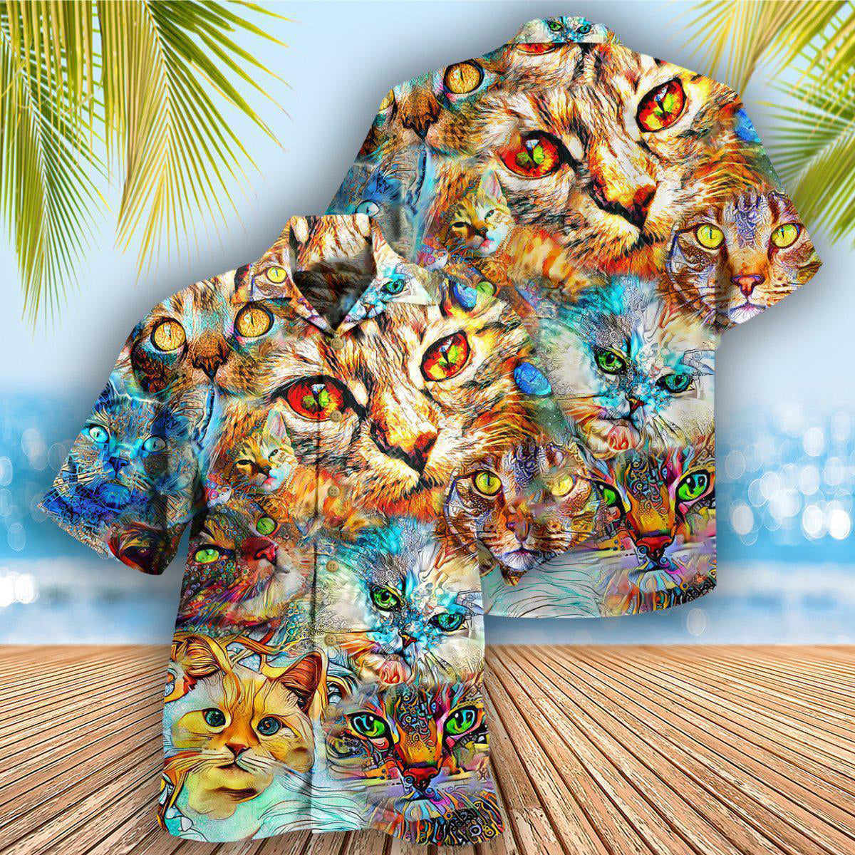 Cat Real Cats Hawaiian Shirt For Vacation Days And Relaxed Coastal Outings