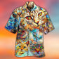 Cat Real Cats Hawaiian Shirt Pattern Detail For Summer Holidays And Outdoor Fun