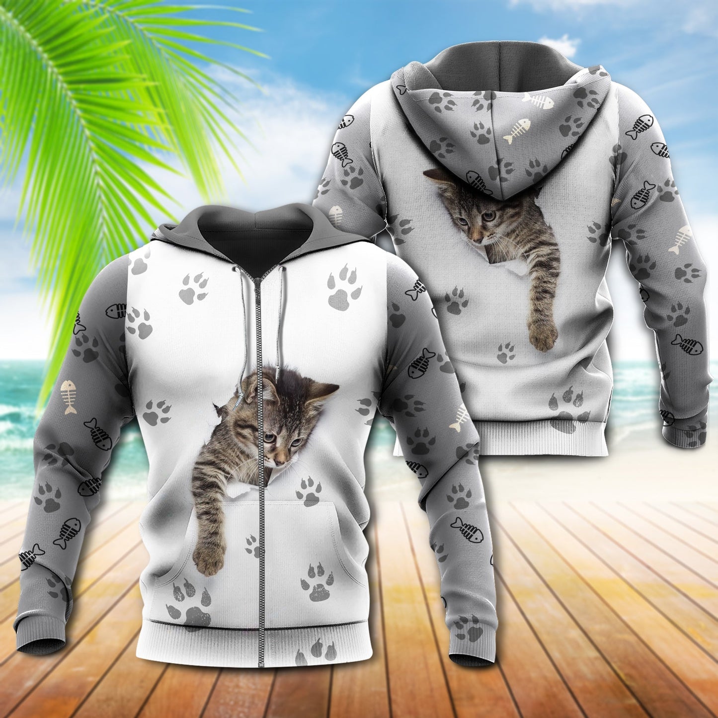 Cute Cat Baby Soul Hoodie For Animal Artwork Fans Seasonal Events And Gift Giving