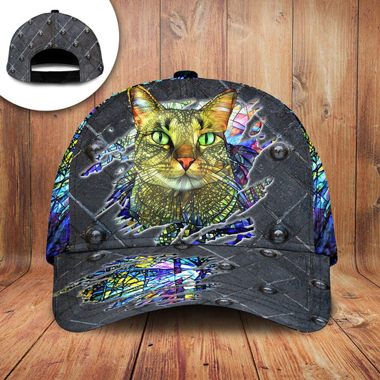 Lovely Cat Scratch Lover Classic Cap For Outdoor Events Beach Travel And Relaxed Daily Style