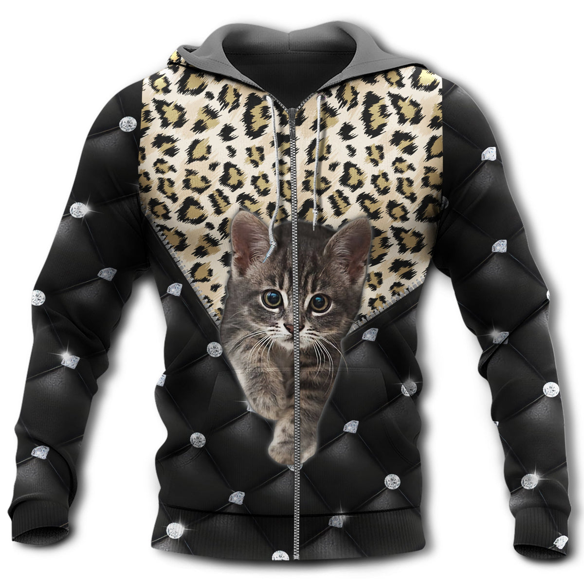 Black Cat Lover Hoodie For Animal Artwork Fans Seasonal Events And Gift Giving